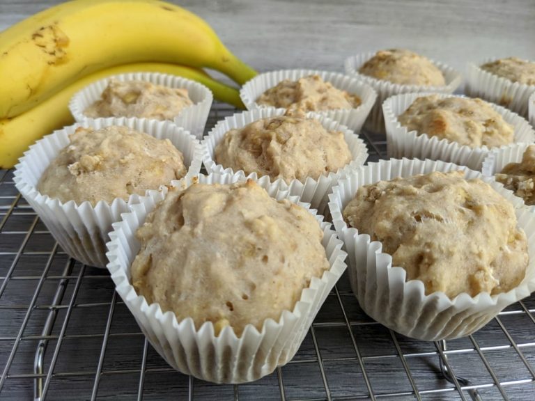 Sourdough Starter Banana Muffins