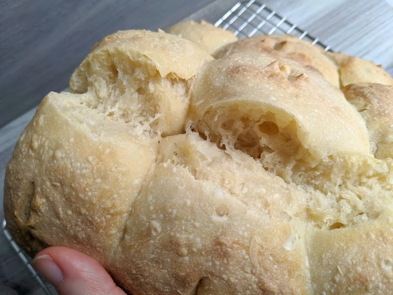 sourdough pull apart rolls