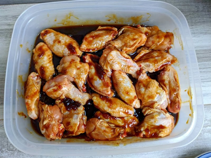 marinated chicken wings