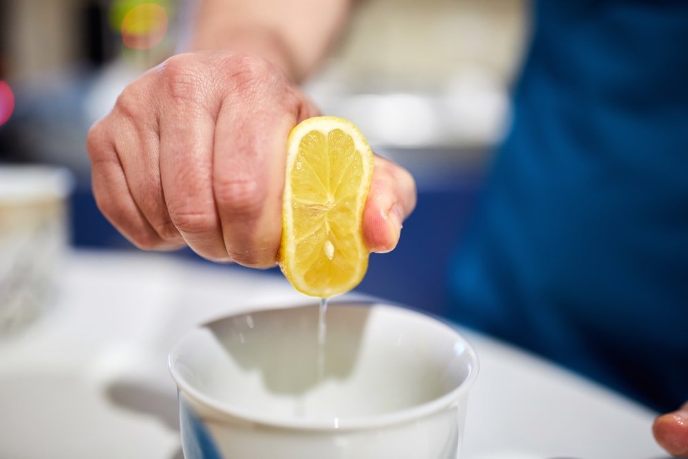 how to clean a moldy bbq lemon